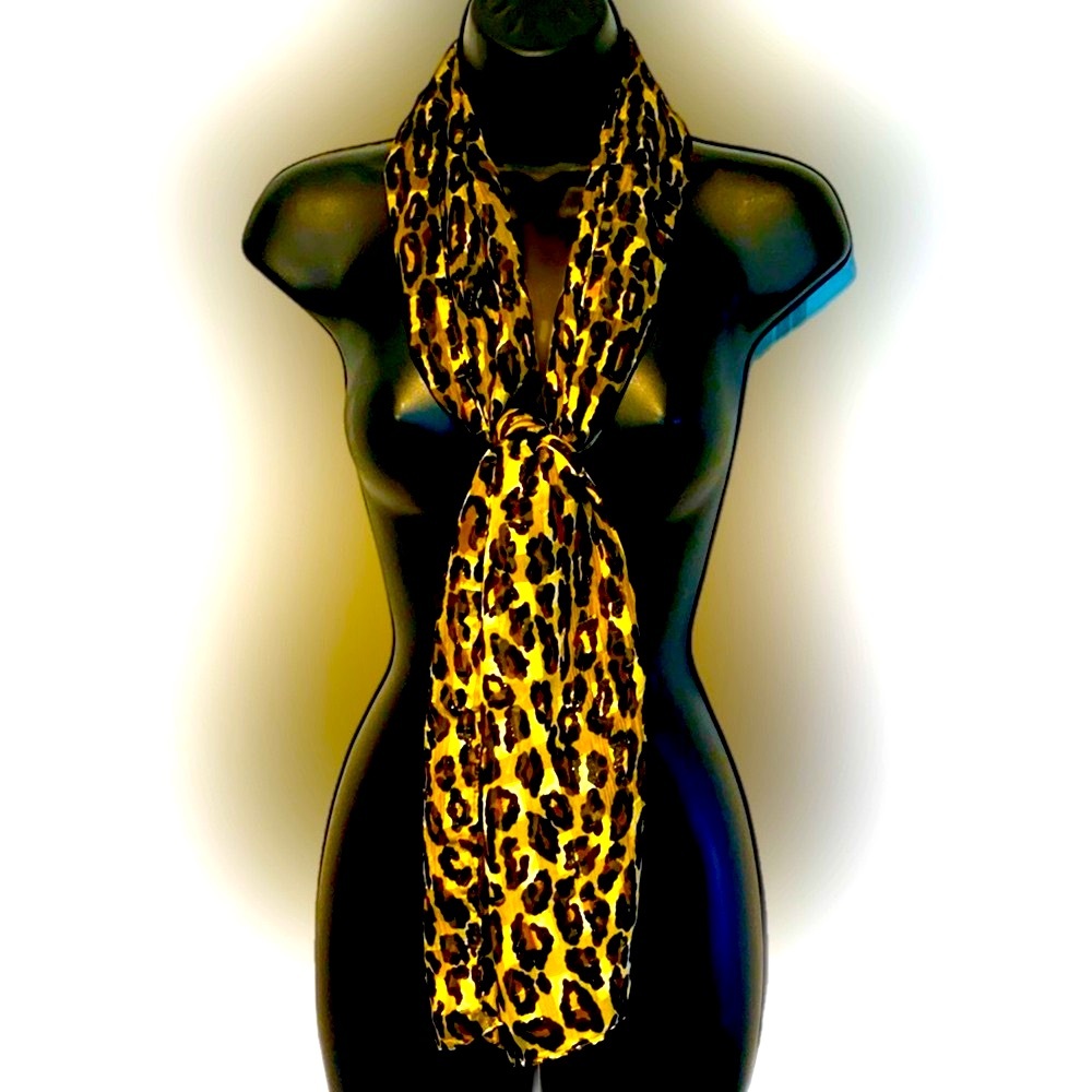 2/$12 Leopard Scarf